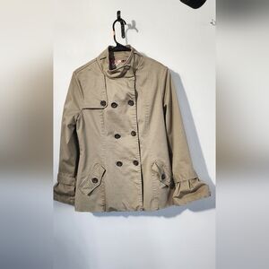 Oakley | Jackets & Coats | Oakley Black Long Zipfront Trench Coat
